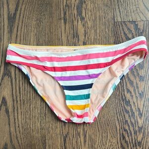 J.Crew Striped Multicolor Bikini Bottom